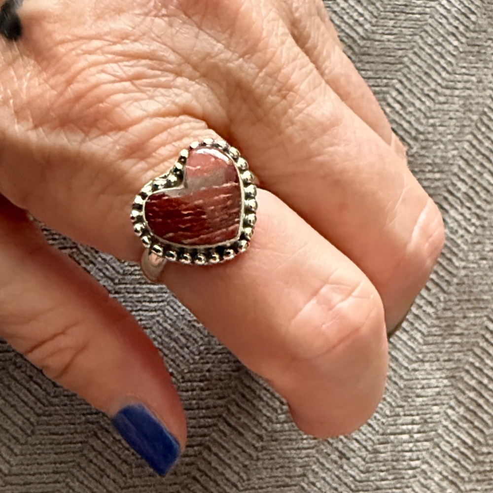 Sterling Silver Heart Ring - NEW!